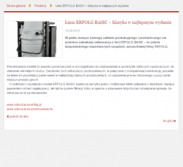 Linia ERFOLG BASIC – klasyka w najlepszym wydaniu